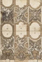 Entwurf für Deckenverzierungen